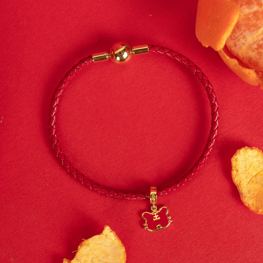 POH KONG 916 22K Auspicious Abundance Of Fortune Charm Bracelet