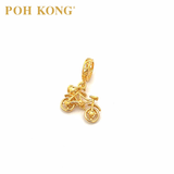 POH KONG 916/22K Yellow Gold Classic Bicycle Pendant