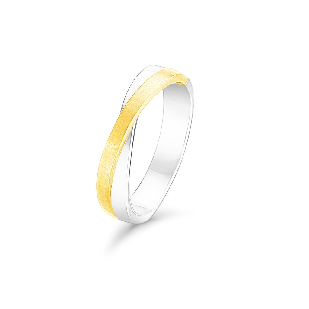 Cincin Pasangan POH KONG 950 Platinum &amp; 750 Gold Love Collection