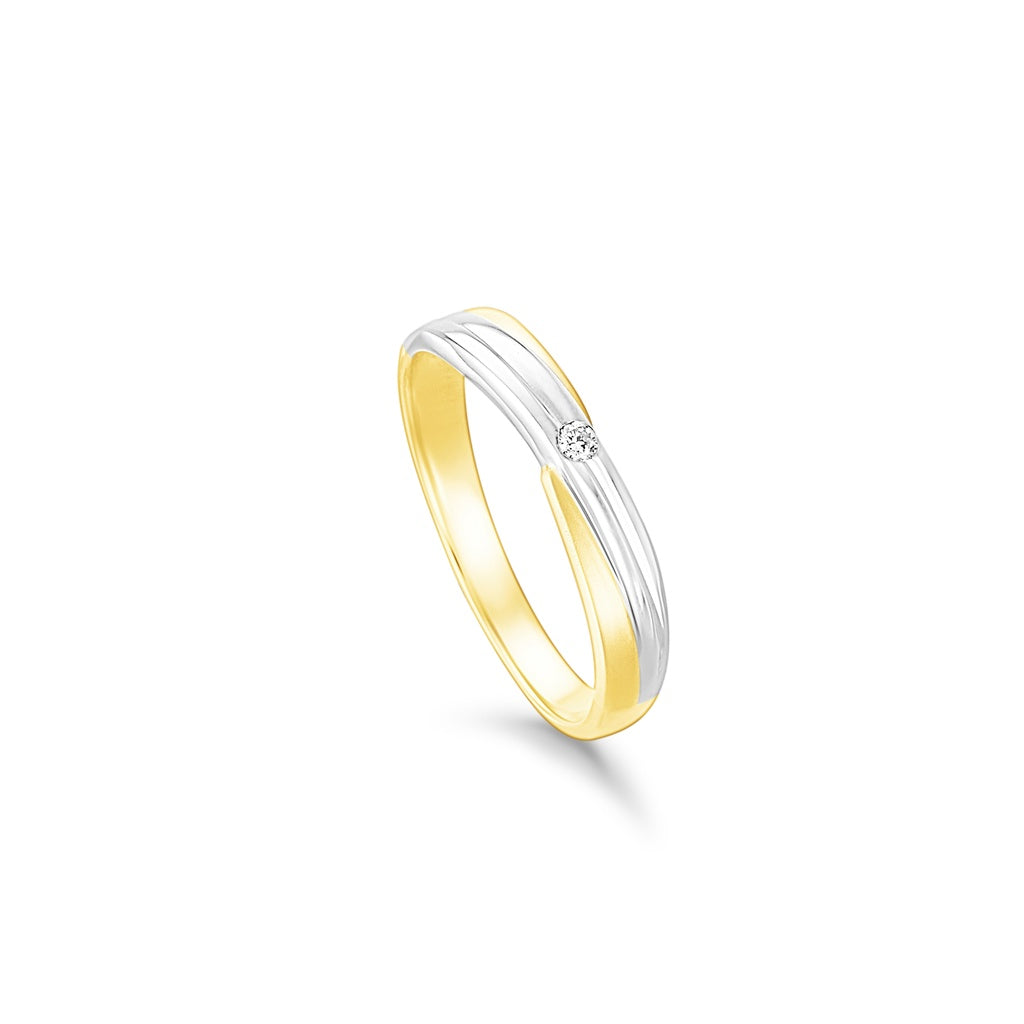 Cincin Pasangan Cinta Koleksi POH KONG 750/18K Emas &amp; Emas Putih
