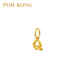 POH KONG 916/22K Yellow Gold Exquisite Alphabet Pendant Q