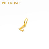 POH KONG 916/22K Yellow Gold Exquisite Alphabet Pendant L