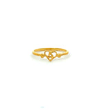 POH KONG 916/22K Gold Exquisite Hearts Ring