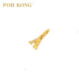 POH KONG 916/22K Yellow Gold Exquisite Alphabet Pendant A