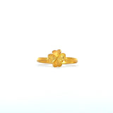 POH KONG 916/22K Yellow Gold Four Leaf Clover Ring