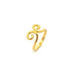 POH KONG 916/22K Gold Classic Magic Swirl Ring
