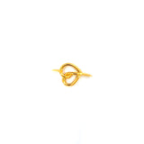 Poh Kong 916/22K Gold Classic Love Ring