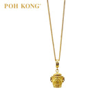 Poh Kong 916/22K Gold Auspicious Pot Of Gold Charm