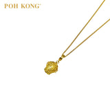 Poh Kong 916/22K Gold Auspicious Pot Of Gold Charm