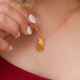 POH KONG 916/22K Yellow Gold Auspicious Wealth-Creation Abacus Bunny