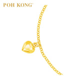 POH KONG Disney 916/22K Gold Baby Minnie With Little Star and Love Bracelet