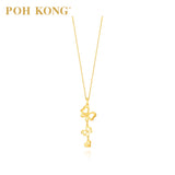 POH KONG 916/22K Yellow Gold Tranz Butterfly Pendant