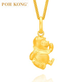 POH KONG 916/22K Yellow Gold Winnie The Pooh Pendant