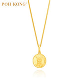 POH KONG 916/22K Yellow Gold Disney Baby Mickey Pendant