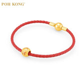 POH KONG 916/22K Yellow gold Auspicious Currency Symbols Charm