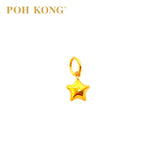 POH KONG 916/22K Yellow Gold Lucky Star Pendant