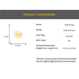POH KONG 916/22K Yellow Gold Rose Pendant