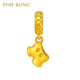 POH KONG Disney Mickey Magic 916 Gold Mickey Trousers Charm Pendant