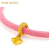 POH KONG Disney Mickey Magic 916 Gold Mickey Trousers Charm Pendant