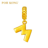 POH KONG Disney Mickey Magic 916/22K Gold Mickey M Charm Pendant