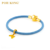 POH KONG Disney Mickey Magic 916/22K Gold Mickey M Charm Pendant