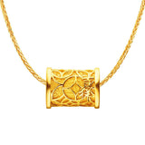 POH KONG Auspicious 916/22K Yellow Gold Overflowed Wealth Pendant