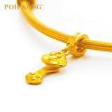 POH KONG 916/22K Yellow Gold Auspicious Traditional Ruyi Charm Pendant