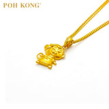 POH KONG Loket Monyet Emas Kuning 916/22K Bertuah