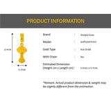 POH KONG 916/22K Yellow Gold Auspicious Traditional Ruyi Charm Pendant