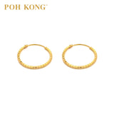 POH KONG 916/22K Yellow Gold Classic Earrings_ 20E0531Y005
