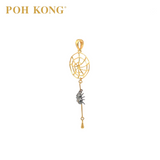 POH KONG 916/22K Yellow Gold Tranz Spider Net Pendant (2011)