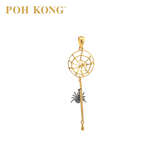 POH KONG 916/22K Yellow Gold Tranz Spider Net Pendant (2011)