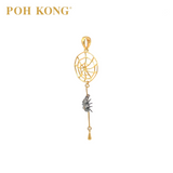 POH KONG 916/22K Yellow Gold Tranz Spider Net Pendant (2011)