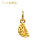 POH KONG 916/22K Yellow Gold Lemon Slice Pendant