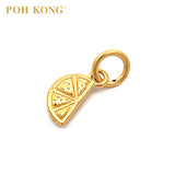 POH KONG 916/22K Yellow Gold Lemon Slice Pendant