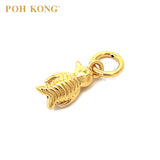 POH KONG 916/22K Yellow Gold Penguin Pendant