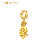 POH KONG 916/22K Yellow Gold Auspicious Bunny Love Pendant
