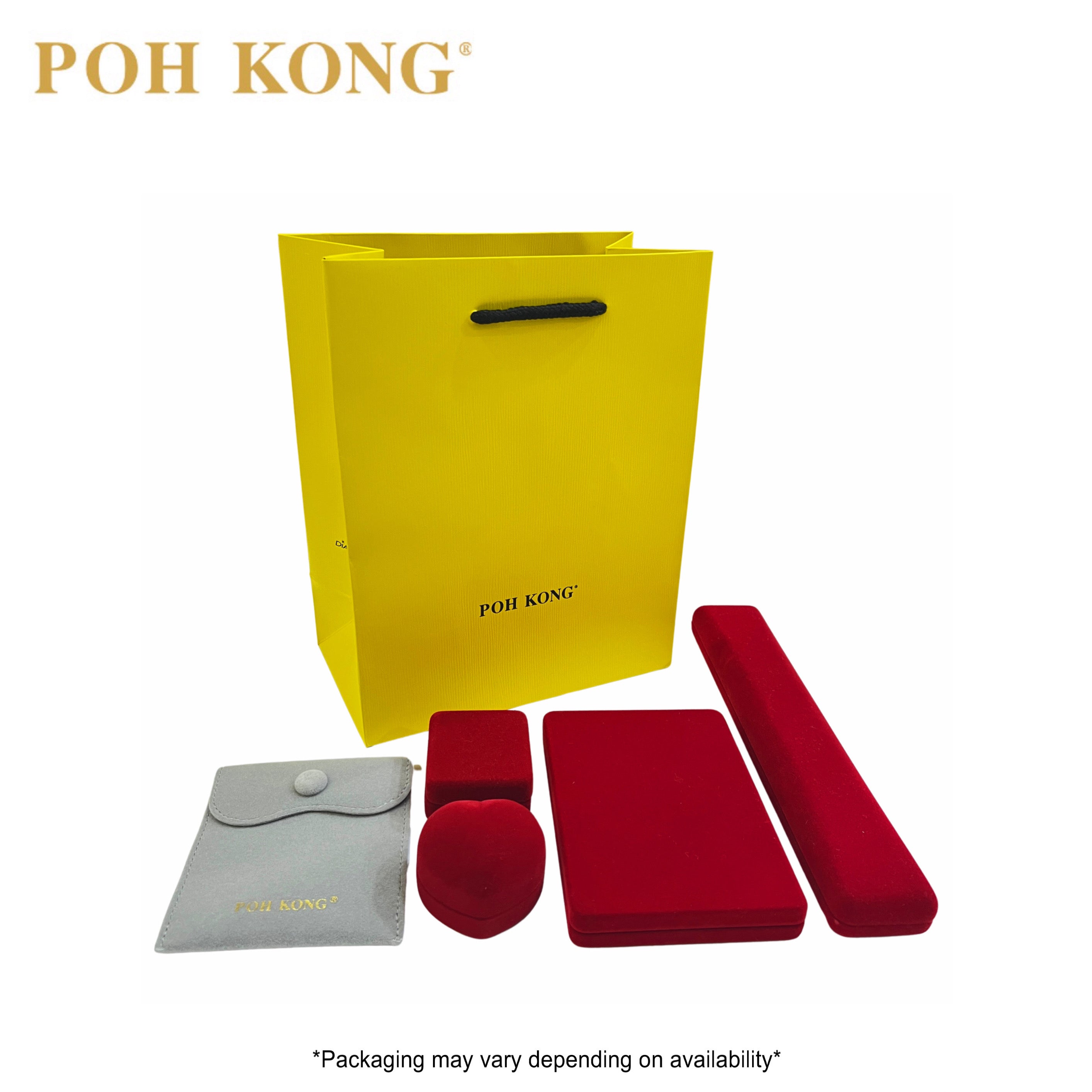 POH KONG 916 22K Yellow Gold Abacus Ring 1262 Poh Kong