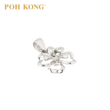 POH KONG 750/18K White Gold Heart Shaped Pendant