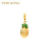 POH KONG 916/22K Gold Auspicious Gold Lily Pendant