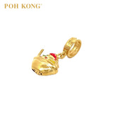 POH KONG 916/22K Yellow Gold Anggun ABC Air Batu Campur Pendant