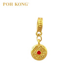 POH KONG 999/24K Yellow Gold NeZha (魔丸) Pendant