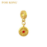 POH KONG 999/24K Yellow Gold NeZha (魔丸) Pendant