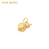 POH KONG 916/22K Yellow Gold Bottle Gourd With Bell Pendant