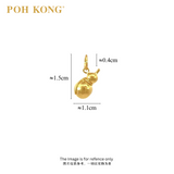POH KONG 916/22K Yellow Gold Bottle Gourd With Bell Pendant