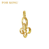 POH KONG 916/22K Yellow Gold Double Butterfly Pendant