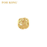 POH KONG 916/22K Yellow Gold Heart Of Devotion Bead Charm