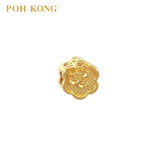 POH KONG 916/22K Yellow Gold Blossom Bloom Charm