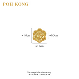 POH KONG 916/22K Yellow Gold Blossom Bloom Charm