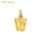 POH KONG 999/24K Yellow Gold Cheddar Pendant